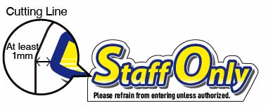 White border type image