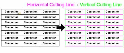 Continuous rectangle type image