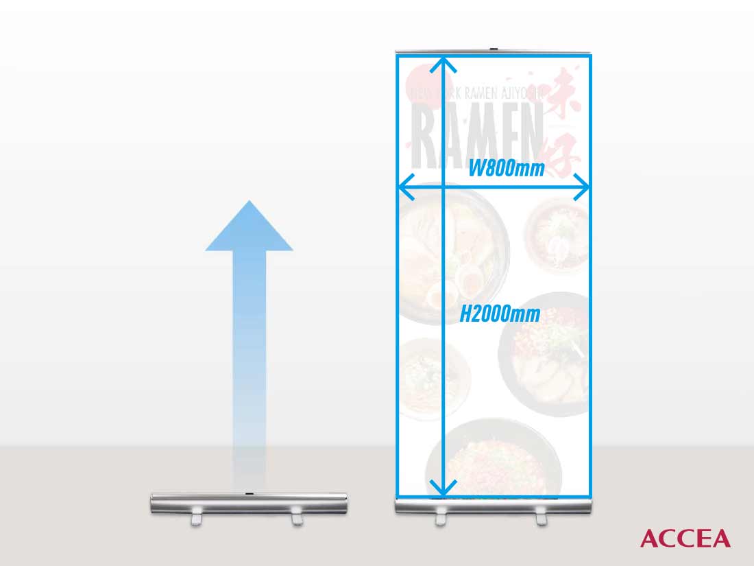 ロールアップバナースタンド